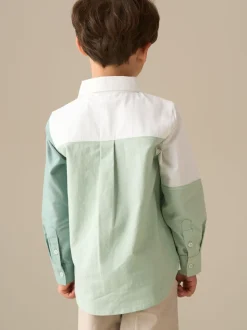 Chemise Oxford Angel & Rocket Jude color block