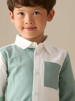 Chemise Oxford Angel & Rocket Jude color block