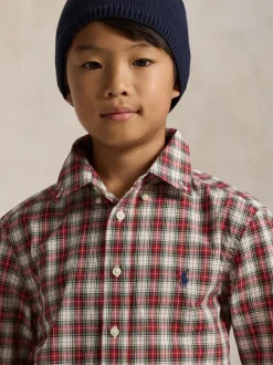 Chemise Polo Ralph Lauren garçon à carreaux