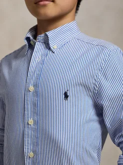 Chemise Polo Ralph Lauren rayée à logo en popeline