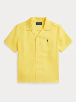 Chemise Polo Ralph Lauren en lin à col camp