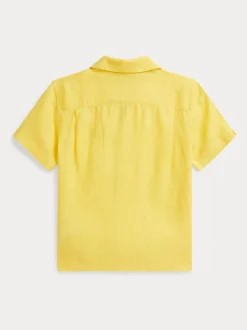 Chemise Polo Ralph Lauren en lin à col camp