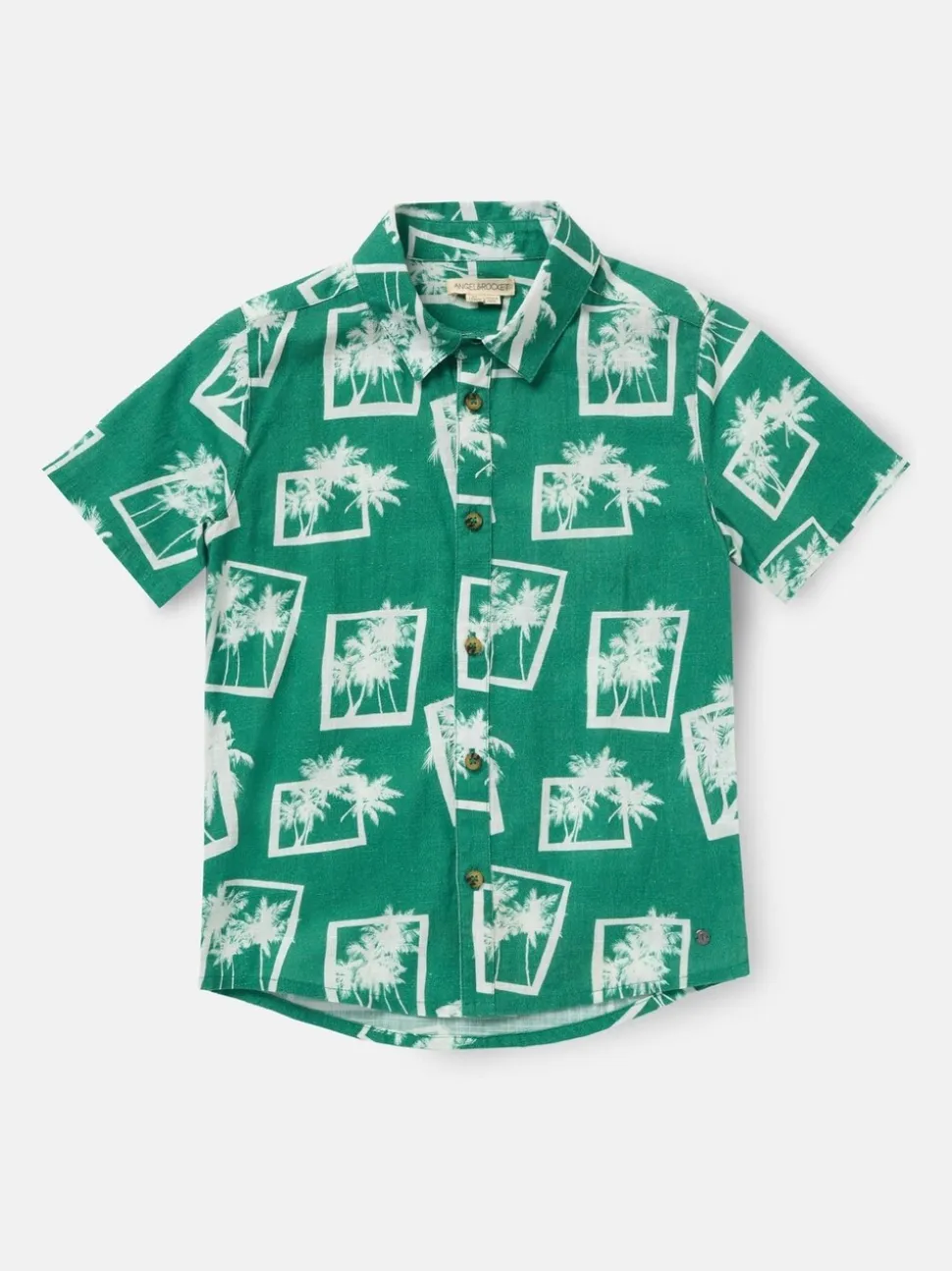 Chemises Angel & Rocket Jamie Palm Imprimé Resort 100% coton