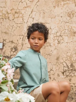 Chemises Angel & Rocket Omar Mandrin Col Smart 100% coton