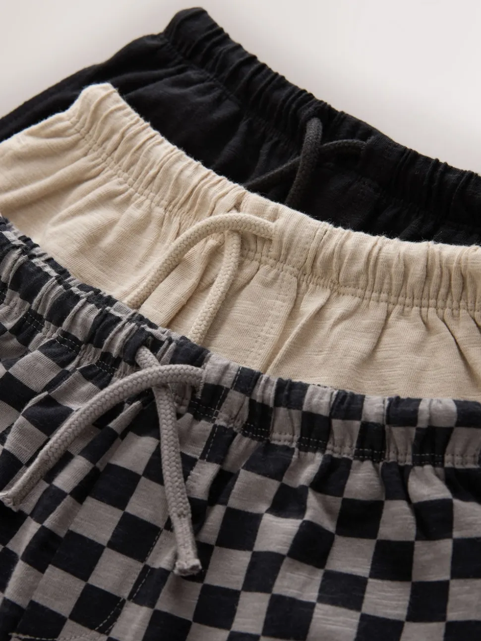 Ciment noir et damier - Pack de Joggings Rayure 3 (3mois-7ans)