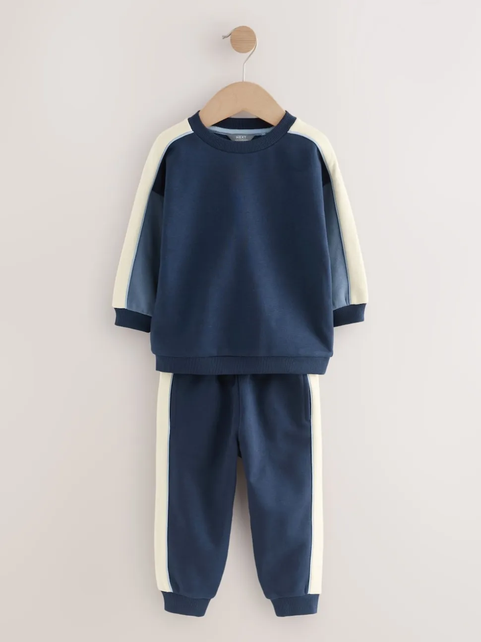 color block bleu - Ensemble Sweat-shirt et Survêtement (3mois à7ans)