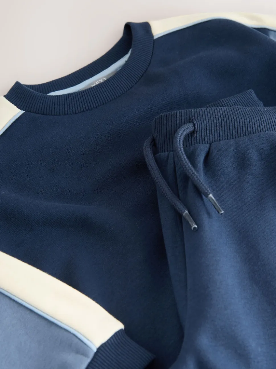 color block bleu - Ensemble Sweat-shirt et Survêtement (3mois à7ans)