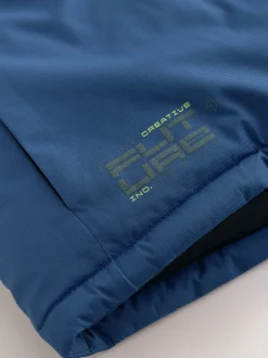 color block bleu - Manteau matelassé intérieur imperméable (3-16ans)