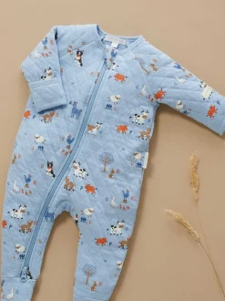 Combinaison Purebaby zippée matelassée