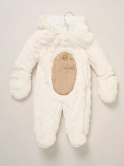 Combinaison Rock-A-Bye Baby Boutique ours blanche