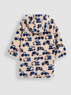 Construction Beige Sable - Couverture JoJo Maman Bébé douillette à capuche