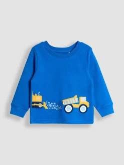 Construction bleue - Pyjama JoJo Maman Bébé imprimé glow In The Dark Jersey