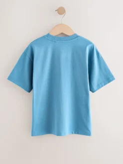 Contrôleur Bleu - T-shirt graphique Manches courtes Relaxed Fit (3-16yrs)