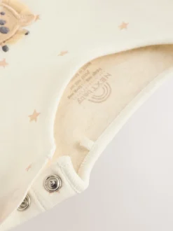 Cream girafe J’aime ma maman - Lot de 1 bodys bébé