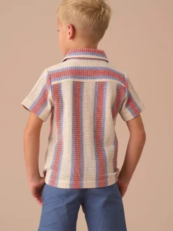 Crème - Angel & Rocket Chemises en maille Cody Pierre Rayure