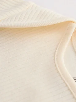 Crème - Bébé Manches courtes Bodysuits 5 Pack