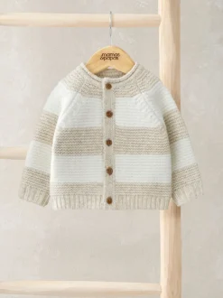 Crème - Cardigan Mamas & Papas Crème rayé