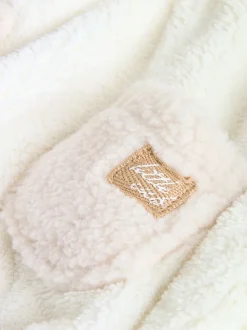 Crème - Ensemble bébé sweat à capuche et jogging Borg (0mois-2ans)