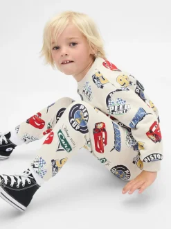 Crème - Gap Disney Ensemble Sweat-shirt et Joggings Vintage Soft Cars (6mois-5ans)