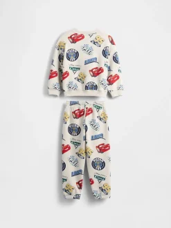 Crème - Gap Disney Ensemble Sweat-shirt et Joggings Vintage Soft Cars (6mois-5ans)