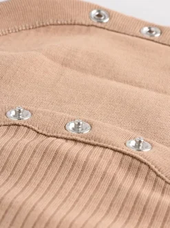 Crème - Lot de 5 bodys à manches longues pour bébé