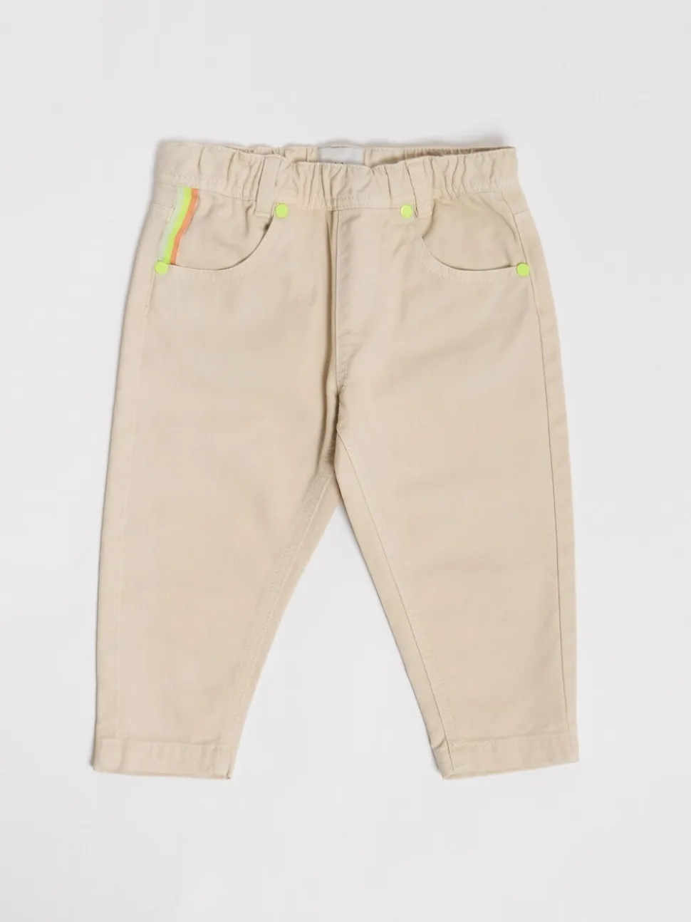 Crème - Pantalon tissé gen