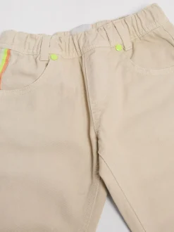 Crème - Pantalon tissé gen