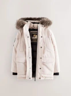 Crème - Parka Superdry Everest