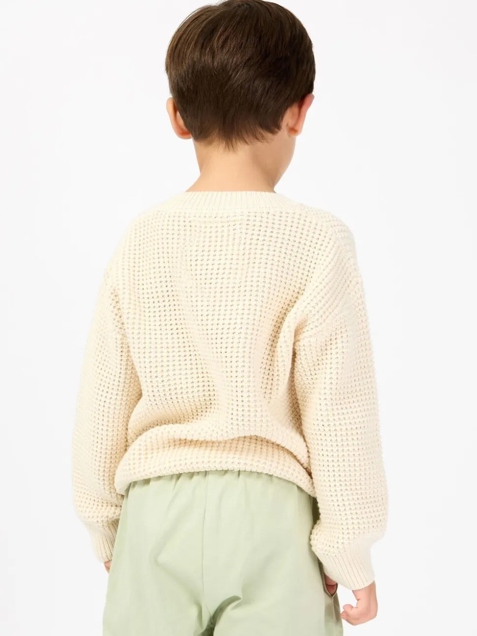 Crème - Pulls GEN Col rond souple