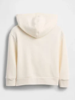 Crème - Sweat à capuche zippé à logo Gap décontracté (6mois à5ans)