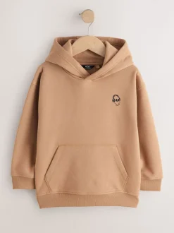 Crâne marron fauve - Sweat-shirt à capuche Signature (3-16ans)