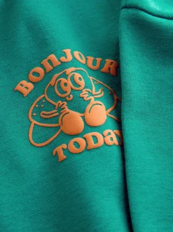 Croissant vert - Ensemble Sweatshirt et Joggers Rayure (3mths-7yrs)