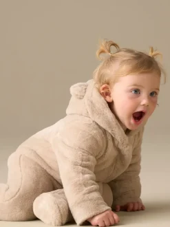 Écru - Angel & Rocket Pyjama en fausse fourrure Quinn