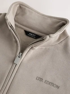 Écru - Chandail zippé à Col cheminée (3-16ans)