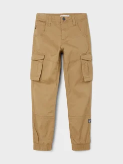 Écru - Pantalon cargo Name It