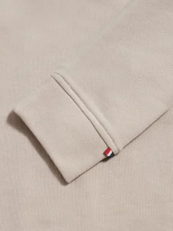 Écru - U.S. Polo Assn. Sweat-shirt à col rond Double Horsemen