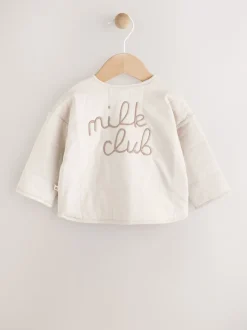 écru - Veste matelassée Milk Club Baby