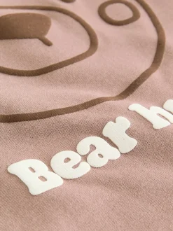 écru ours - Ensemble surchemise et t-shirt à capuche en sergé (3mois7ans)