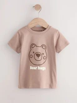 écru ours - Ensemble surchemise et t-shirt à capuche en sergé (3mois7ans)