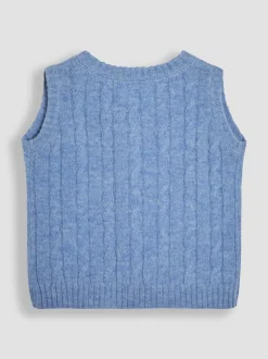 Débardeur JoJo Maman Bébé classique en maille torsadée