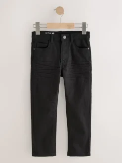 Denim bleu foncé/noir - Jean extensible, lot de 2 (3-17ans)