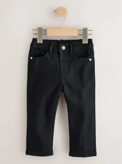 Denim bleu milieu/noir - 2 lot de Jean Coupe classique Extensible Confort (3mois -7ans)