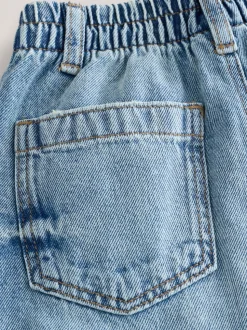 Denim effet vieilli bleu clair - Jeans à jambe large (3mths-7yrs)