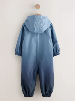 Dégradé bleu - Combinaison imperméable doublée de polaire (3mths-7yrs)