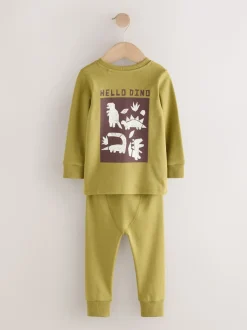 Dino multicolore brillant - Lot de 3 pyjamas Snuggle (9mois-10ans)
