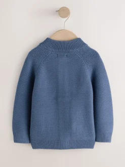 Dinosaure bleu - Character Cardigan (3mths-7yrs)