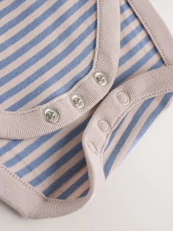 Dinosaure bleu - Ensemble salopette et body en jean bébé (0 mois-2 ans)