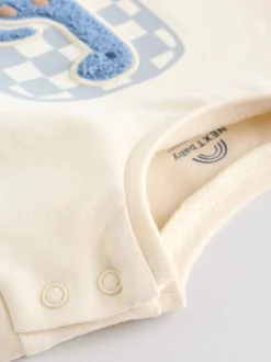 Dinosaure bleu - Ensemble haut et legging bébé 2 pièces (0mois-3ans)