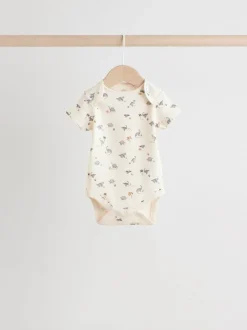 Dinosaure gris - Bodys pour bébés Manches courtes 5 Pack