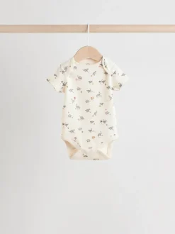 Dinosaure gris - Bodys pour bébés Manches courtes 5 Pack